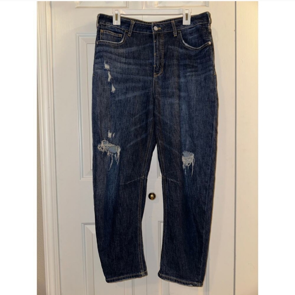 Pilcro - The Bow Boyfriend Jean - Size 30